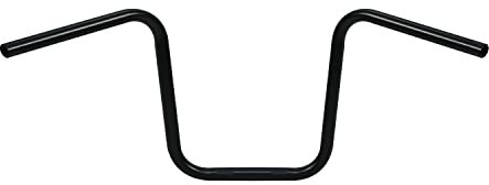 2,2 cm Ape Hanger Lenker (mattschwarz, 25,4 cm)