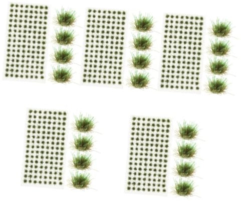 Toddmomy Model De Gazon Miniature Décoration De pour Dioramas Et Maquettes pour Trains Et Jeux De Société Touffes Fausse Herbe Artificielle