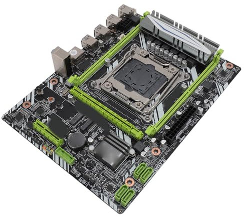 Placa Base X99 LGA 2011 Gaming M ATX, Placas Base de Ordenador Compatibles con M.2 NVME, DDR4 32Gbps, SATA M.2, USB3.0, Ranura V3 V4, PCIe 3,0