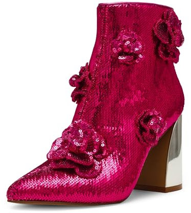 Betsey Johnson Stivaletti Finlee Donna, Fucsia, 38.5 EU