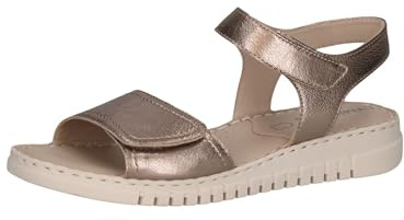 Caprice Damen Sandalen flach aus Leder Bequem