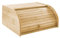 Wooden Roll-Front Bread Bin Countertop Storage Box For Bread, Bagels, Doughnuts, Baguettes | Small (9L) Or Large (15L) (Large)
