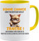 Mug collègue | Cadeau Drôle de Départ pour Collègue | Bonne Chance Traître! – Mug Humour Noir | Tasse Cadeau Départ Bureau | Compatible Lave-Vaisselle et Micro-Ondes (Or)