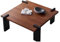 Table basse pliante en bois massif pour jardin, maison et maison d'habitant, moderne et minimaliste, style wabi sabi