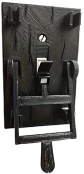 Folpus Cubierta de interruptor de luz con manija abatible, cubierta de salida, decoración del hogar, placa de interruptor de luz resistente y moderna,