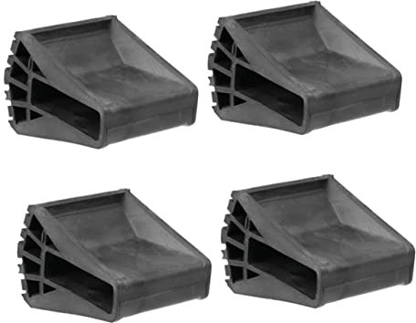 Hemobllo 4stücke Leiterfußabdeckungen Material Rutschfeste Leiterpolster Leiterfußschutz Gegen Kratzer Korrosionsbeständig Und Dämpfend Schalldämmende Leiterbeinabdeckungen