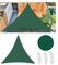 Vela Ombreggiante Impermeabile Tenda da Sole per Esterno Vele Ombreggianti Triangolo Telo Parasole con Fune e Anello D Protezione UV Tenda a Vela per Giardino Balcone Terrazza 9.4x9.4x13.3M