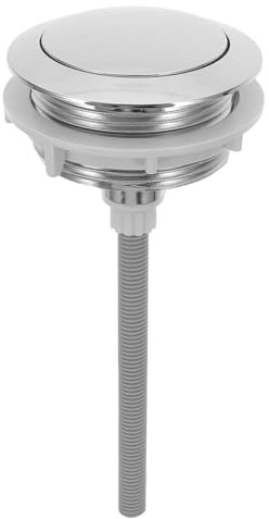 UKCOCO Toilettentank Knopf Einzelknopf Spülventil Wc Spülknopf Universal Wassertank Druckknopf Ersatz Für Toiletten Wassertank 6.1 X 2.3 X 2.3 Zoll