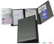 Pubblimania Portadocumenti Auto Moto, chiusura a 3 ante + portacard, Made in Italy. Per libretto, card, assicurazione, bollo o documenti da viaggio (Nero Carbonio)