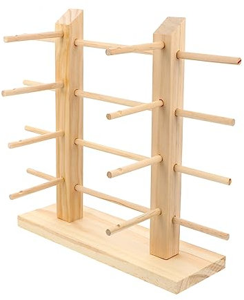 minkissy Holz Sonnenbrillenständer Brillenständer Aus Massivem Holz Für Brillen Mit Holzmaserung Geeignet Für Wohnungen Fenster Und Kommoden Langlebig Und Praktisch