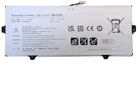 7xinbox AA-PBSN4AT Batterie pour ordinateur portable 15,4 V 54 Wh compatible avec Samsung Galaxy Book NP750TDA-XD1US NP750TDA-XD2US