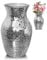 Mafagwre Large Disco Ball Planter, Silver Disco Ball Vase, Silver Mirror Disco Glitter Planter Pot, Mirror Disco Glitter Planter Pot, Silver Mirrors Glass Decor Vase For Table Centerpieces (A)