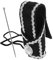 Garneck Chapeau bonnet oriental chinois casquette de style chinois accessoires de performance sur scène Headswear de style ancien chinois polyester Noir