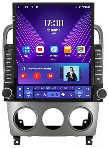 ALOEU 9.7 HD Car Multimedia Autoradio Doppeldin Radio Mit Navigation Für Subaru Forester SG 2002-2008 Einfügen Und Verwenden Navigationsgeräte GPS Car Video Player Steering Wheel Control