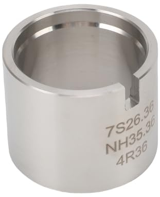 FILFEEL Base Porta Movimento per Orologi in Acciaio Inossidabile per Calibri 7S26.36 NH35.36 e 4R36 – Strumento di Riparazione Lavorato a Macchina per la Stabilizzazione e la Manutenzione dello