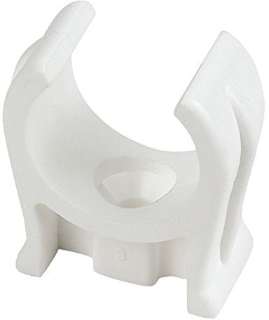 Merriway BH05358 (10 Pcs) Pipe Clip Plastic 22 mm - Pack of 10 Pieces