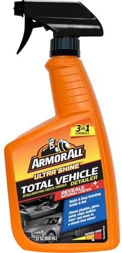 Armor All Ultra Shine Auto-Reinigungsformel, Detailer für PKW, LKW, Motorrad, 52 ml, 18931