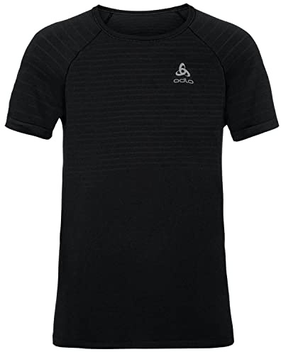 Odlo Herren BL TOP Crew Neck s/s Performance X-Light, Black, S