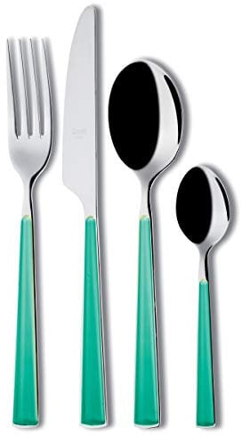 MEPRA 113Q22024 - Set di Posate Primavera Aquamarine, 24 Pezzi