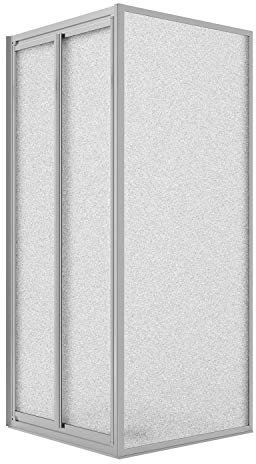 Box Doccia Angolare 70x90CM H185 Cristallo Stampato C Fisso+Saloon 2 Ante Battente 70 mod. Clint