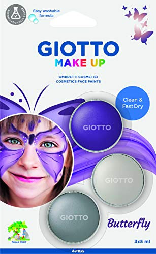 Giotto Make Up Mariposa Pintura Facial Cosmética Blíster 3 Uds.