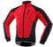 ARSUXEO Herren Winter Fahrradjacke Thermo-Vlies Softshell MTB Fahrrad Outwear Winddicht Wasserdicht 20B Rot L