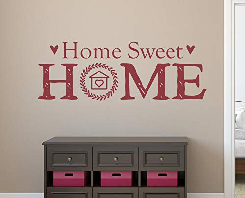 VINILO DECORATIVO HOGAR DULCE HOGAR 70X50 CM.