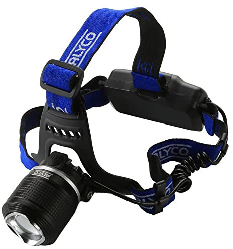 Alyco - Linterna recargable frontal CREE LED, 12W IP44-190561
