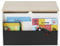 Vertbaudet Büchertruhe,School weiß/Natur ONE Size