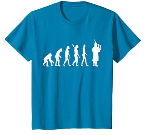 Cornemuse Evolution Scottish Sack Pipe Player T-Shirt