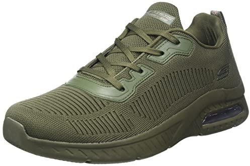 Skechers Damen Squad Air Close Encounter Sneaker, olivgrün, 41 EU