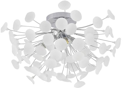 Lindby Deckenlampe Yurina (Modern) in Weiß (4 flammig, E14) - Deckenleuchte Lampe Wohnzimmerleuchte