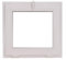 ECOPROF Kellerfenster | Gartenhaus Fenster | Kunststoff Fenster | Maße 50x60 cm (500x600 mm) | Farbe: Weiß | 52mm Profil