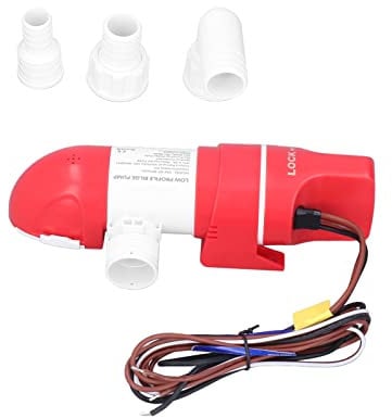 Water Sensing Bilge Pump, Universal Automatic Low Bilges Pump 1100GPH/4160LPH Electric Stainless Steel for Boats for RVs