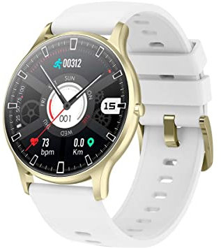 Radiant - Miami Collection - Smartwatch mit Pulsmesser, Blutdruckmessgerät, Schlafmonitor und digitaler Aktivitätsarmbandfunktion. Für Männer und Frauen. Kompatibel mit Android iOS.