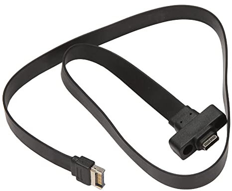 Tbkoly Câble d' USB 3.1 type E vers type C Gen 2 (10 Gbit/s) Câble adaptateur interne avec 2 vis (50 cm)