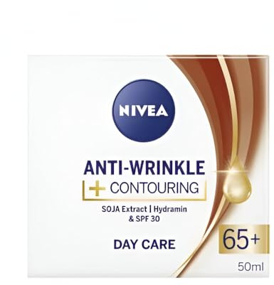 NIVEA Day Cream AntiWrinkle Contouring, 50ml SPF Has a Specific Formula Designed for Mature Skin, Visibly Reducing Fine Lines and Wrinkles, Providing Anti-aging Benefits and Astringent Properties