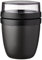 Mepal Müslibecher to go, Klein, praktischer Joghurtbecher to go - Unterteilung für Joghurt & Müsli - Geeignet für Gefrierschrank, Mikrowelle & Spülmaschine - 300 ml + 120 ml - Nordic black