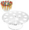 Sitayakuma Support pour Cornet Glace 16 Trous Porte Cornet de Crème Glacée Acrylique Crème Glacée Cône Rack pour Le Rouleau de sushis Le cône de Popcorn