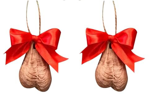 2D-Weihnachtskugeln, lustiger Weihnachtsbaum-Anhänger, lustige Acryl-Weihnachtskugel-Dekoration, für den Urlaub, Weihnachtsbaum, hängende Dekoration