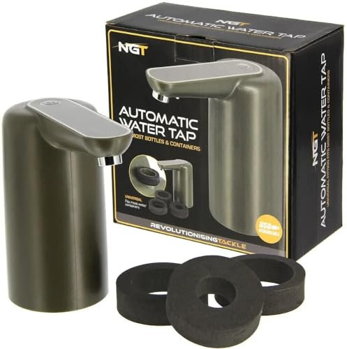NGT Automatischer Wasserhahn für Wasserträger Karpfenangeln Nachtlicht USB Auto Tap über Nacht