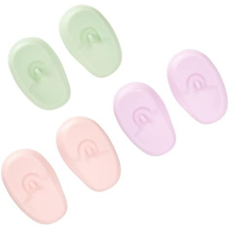 minkissy Salon-ohrenschützer Ohrenschützer Zum Färben Von Haaren 3 Paar Silikon-ohrenschützer Hitzebeständig Für Haarstyling