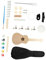 BRIGHTFUFU Ukulele Für Anfänger-kit 21-Zoll-selbstgemachte Ukulele Montageanleitung Geeignet Für Familienzeit Eltern-Kind-aktivität