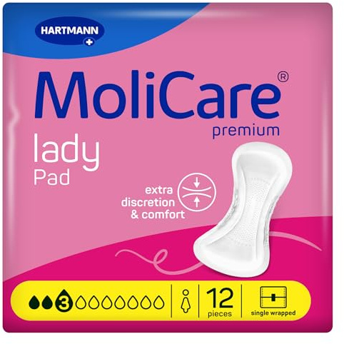 MoliCare premium lady Pad 3 Tropfen Inkontinenzeinlagen | 12 St.