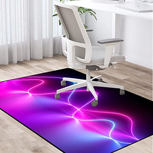YUEKOPOU Suelos de moqueta Desk Chair Mat Rectangular Carpet Protector for Gaming & Office Chairs | Durable Plastic Floor Mat for Hard Floors(A,120x160cm)