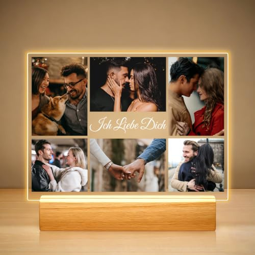 Personalisierte Bilderrahmen mit Foto, Bilderrahmen Personalisiert mit Bild | Personalisierte Fotogeschenke, Personalisierte Geschenke für Frauen Männer, Geburtstagsgeschenk für Frauen