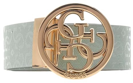 GUESS Gürtel Stacey Adjustable & Reversible Belt H35 W95 Dark Sage/Pale Mocha beige mint kürzbar wendbar