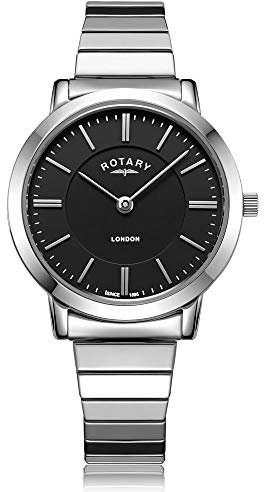 Rotary Womens London Edelstahl Armbanduhr aus Edelstahl LB00765/04
