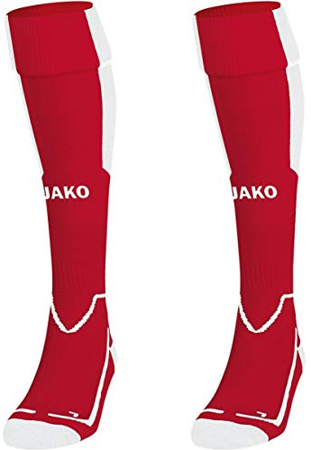 JAKO Lazio Stutzenstrumpf RotWeiss, 4 (39-42) Herren