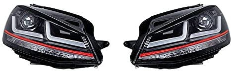 Osram Ledriving LED Scheinwerfer, GTI Edition als Halogenersatz zur Umrüstung auf LED, LEDHL103-GTI, für Linkslenkerfahrzeuge (1 Komplett-Set)